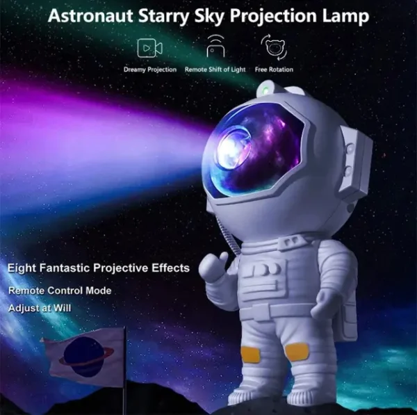Astronaut Projector Robot Night Light - Image 6
