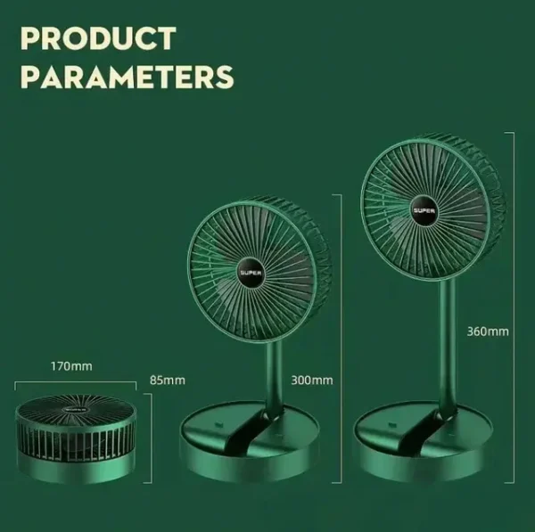 Desktop Foldable Fan - Image 4