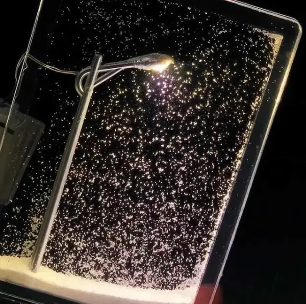 Handmade DIY Snow Scenery Night Light Romantic Snowflake Lamp DIY Material Desktop Decor Snowy Night Street Lamp - Image 3