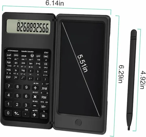 S9 Scientific Calculator E-writer," which is a combination of a scientific calculator and an LCD writing