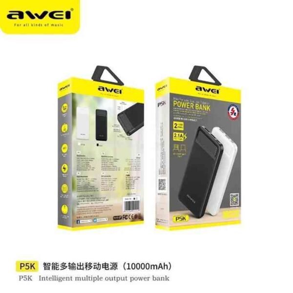 AWEI Power Bank 10000mAh - Image 2