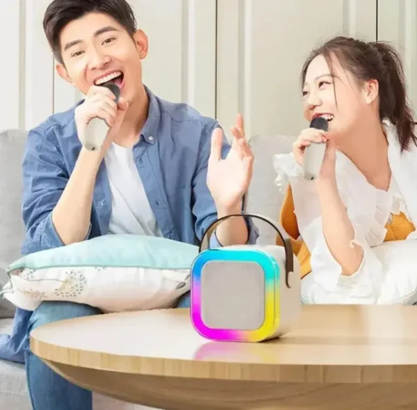 Karaoke Machine Portable Bluetooth Speaker With Mic 5.3 PA - Image 2