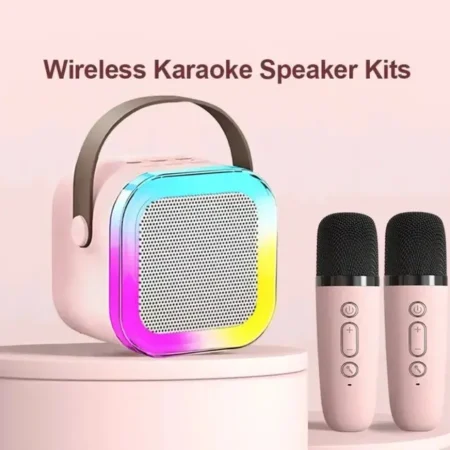 Karaoke Machine Portable Bluetooth Speaker With Mic 5.3 PA