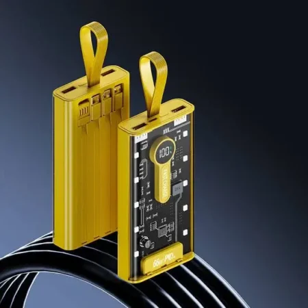 Transparent power bank 10000mah