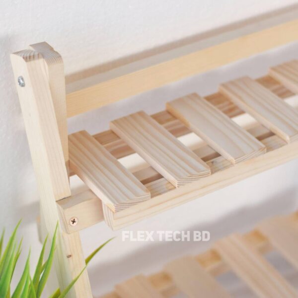 Double Layer Wooden Self - Image 4