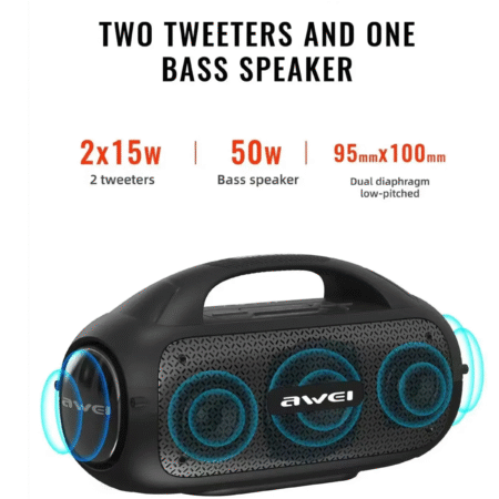 Awei Y886 Portable Outdoor Bluetooth Wireless Speaker
