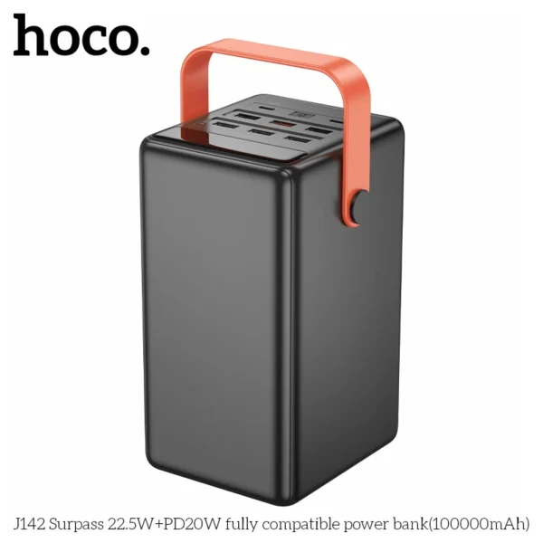Hoco J142 100,000mAh 22.5W Power Bank - Image 4