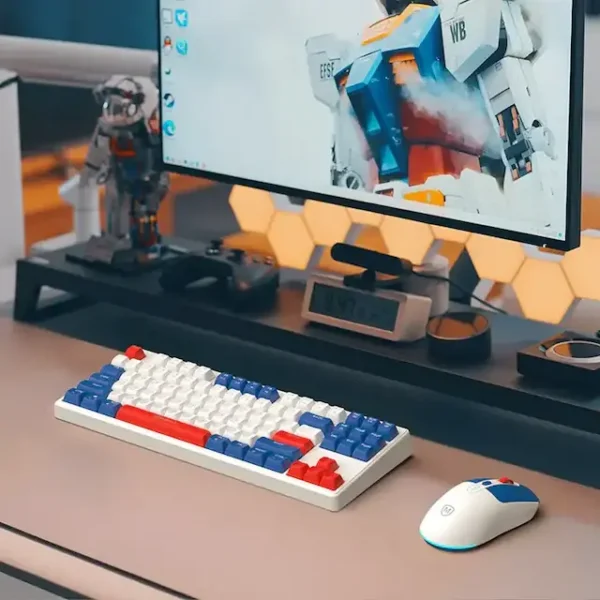 Micropack KM-269W Navy Wireless Keyboard & Mouse Combo - Image 2