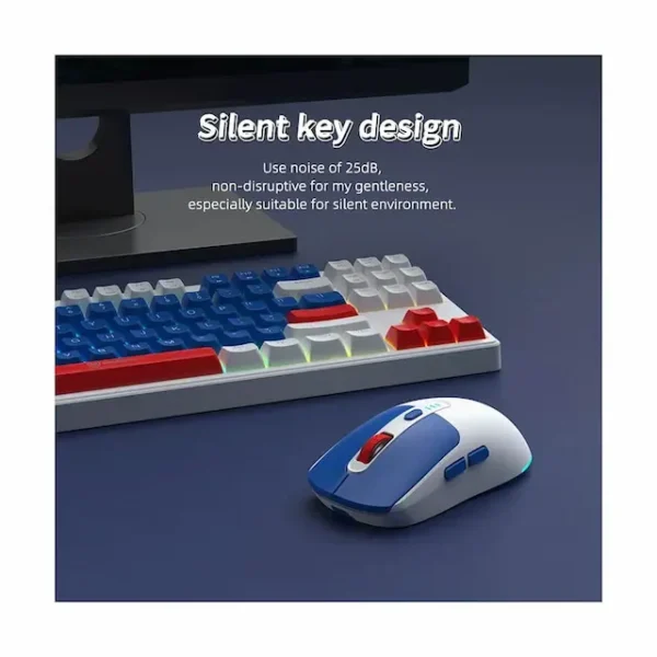 Micropack KM-269W Navy Wireless Keyboard & Mouse Combo - Image 5