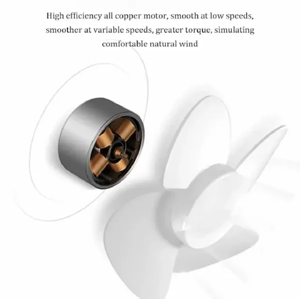 Handheld Fan Portable USB Rechargeable Desk Small Cooling Fan - Image 2