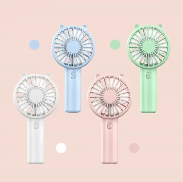 Handheld Fan Portable USB Rechargeable Desk Small Cooling Fan - Image 4