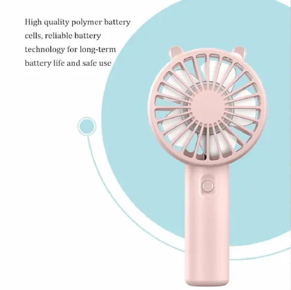 Handheld Fan Portable USB Rechargeable Desk Small Cooling Fan